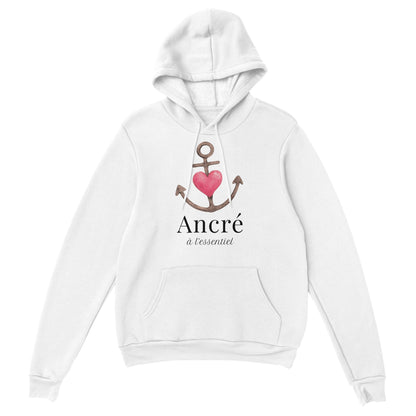 Ancré à l’essentiel – Hoodie Homme, Cadeau Saint-Valentin-idée cadeau inspirante | Blancadeaux