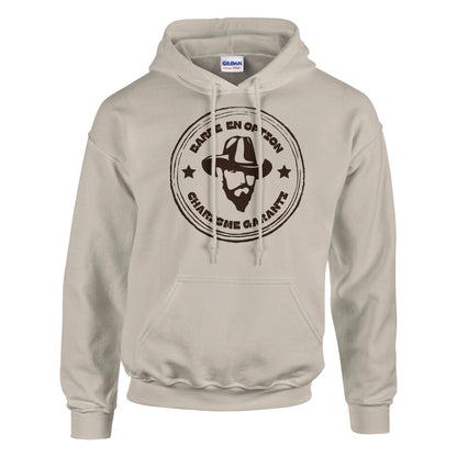 Barbe en option, charisme garanti – Hoodie Homme, Cadeau Homme-idée cadeau inspirante | Blancadeaux