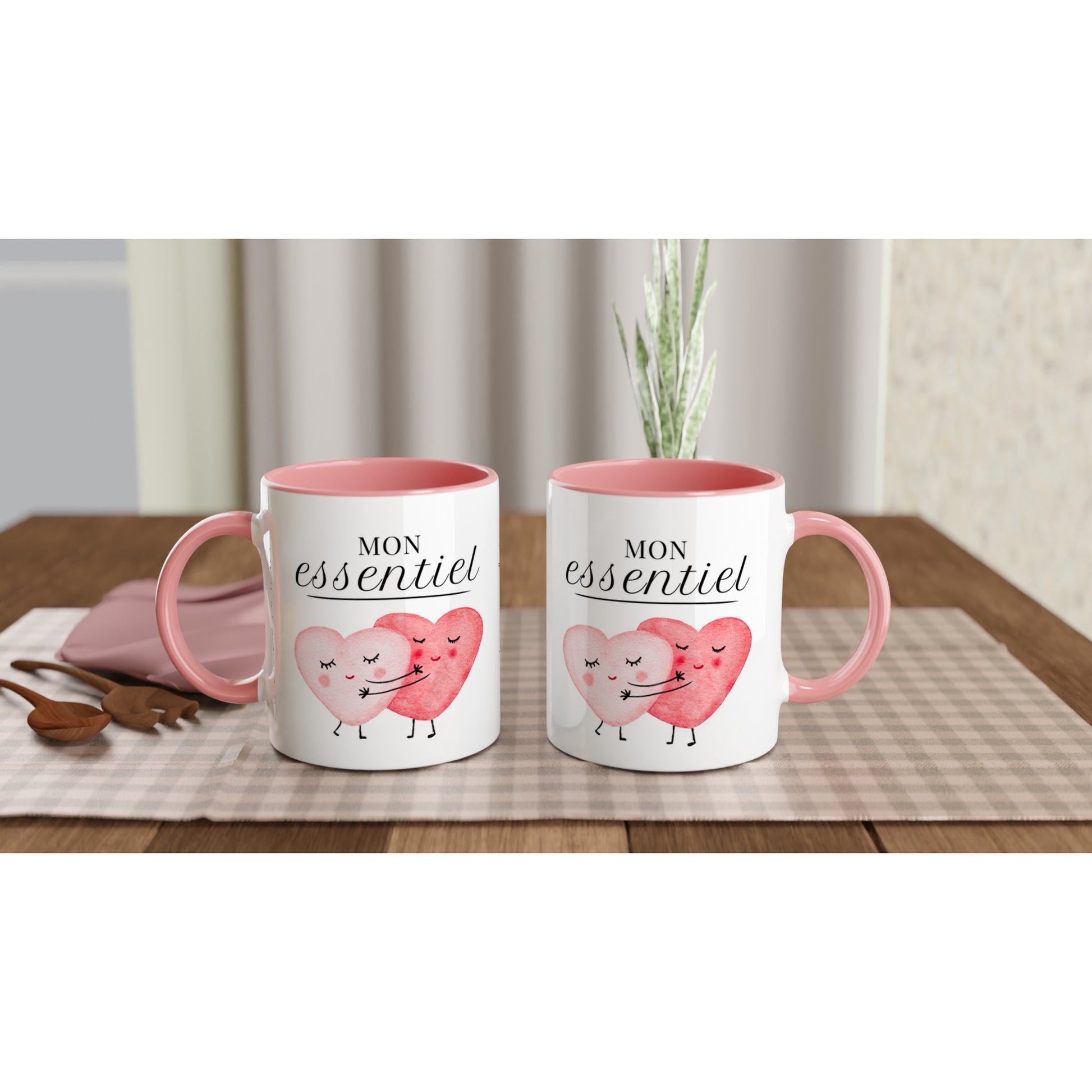 Mon essentiel – Mug Femme, Cadeau Saint-Valentin-idée cadeau inspirante | Blancadeaux