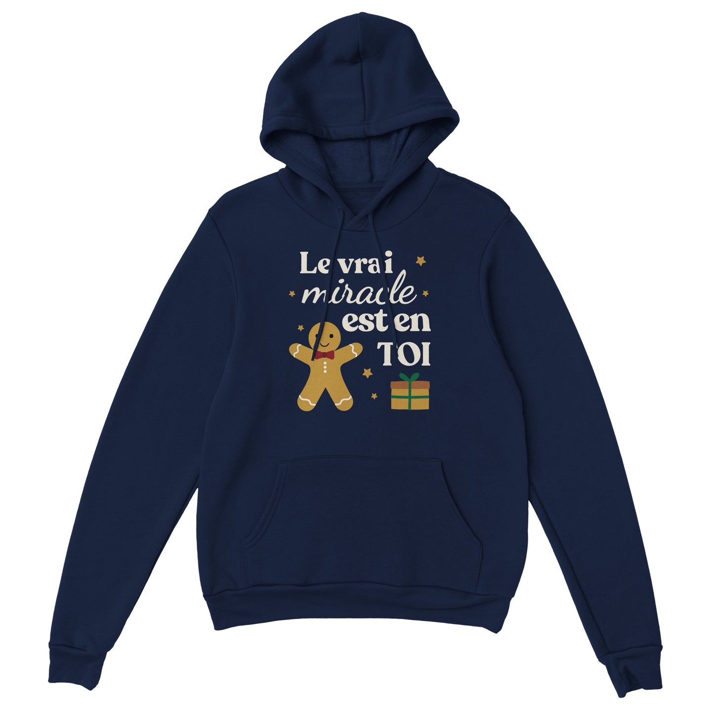 Le vrai miracle est en toi – Hoodie Noël Unisex-idée cadeau inspirante | Blancadeaux