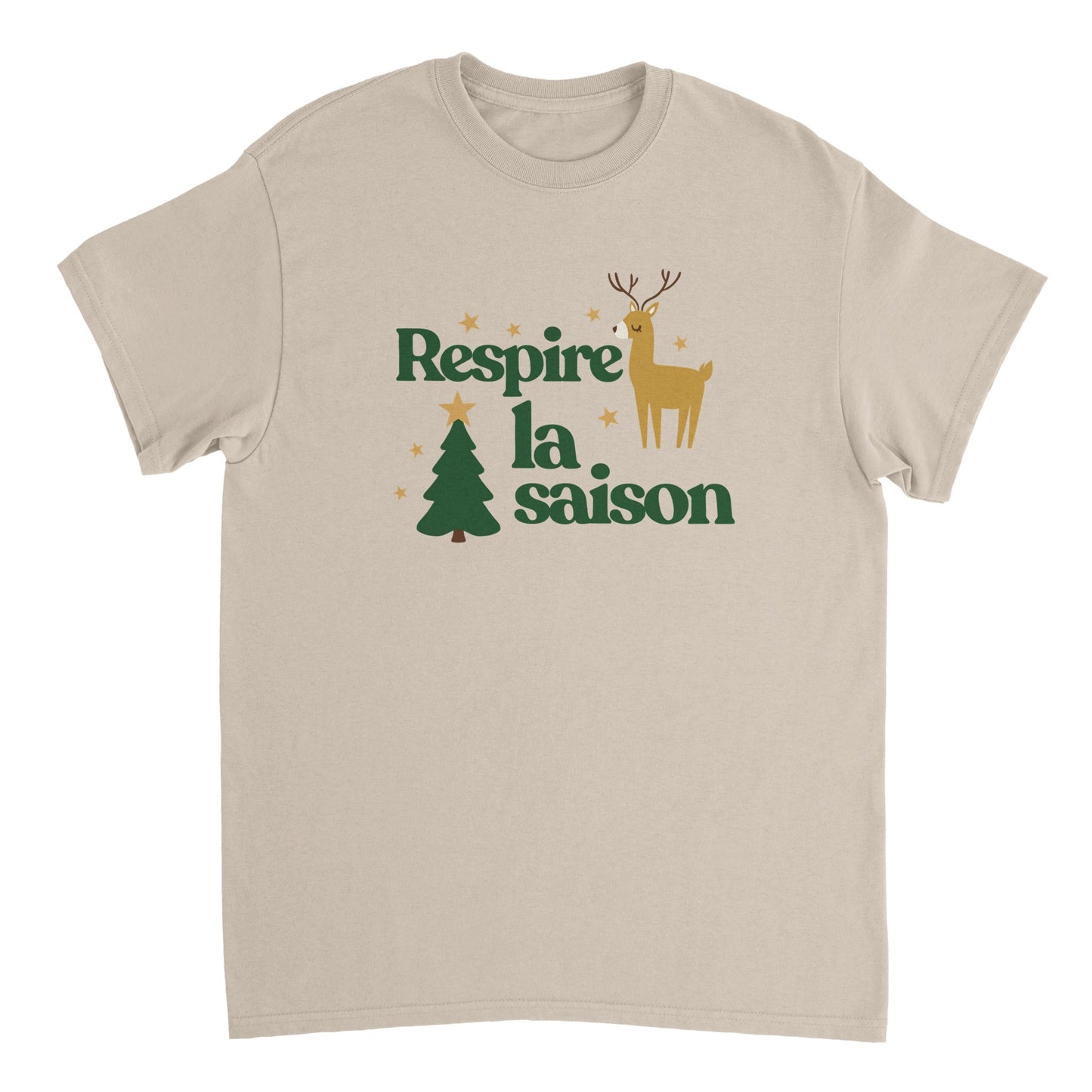 Respire la saison – T-shirt Noël Unisex-idée cadeau inspirante | Blancadeaux