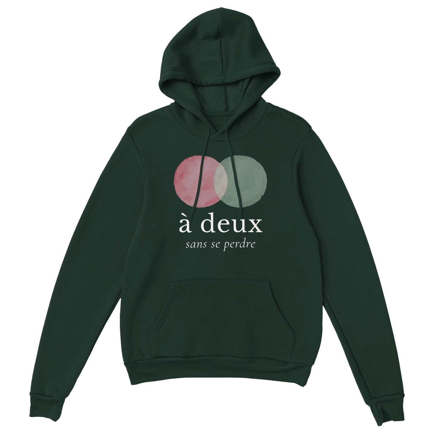 À deux, sans se perdre – Hoodie Unisex, Cadeau Saint-Valentin-idée cadeau inspirante | Blancadeaux