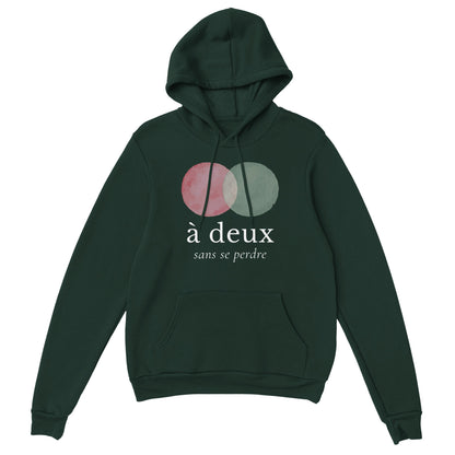 À deux, sans se perdre – Hoodie Unisex, Cadeau Saint-Valentin-idée cadeau inspirante | Blancadeaux