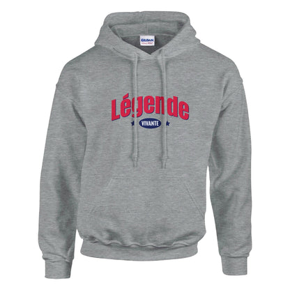 Légende Vivante – Hoodie Homme, Cadeau Homme-idée cadeau inspirante | Blancadeaux