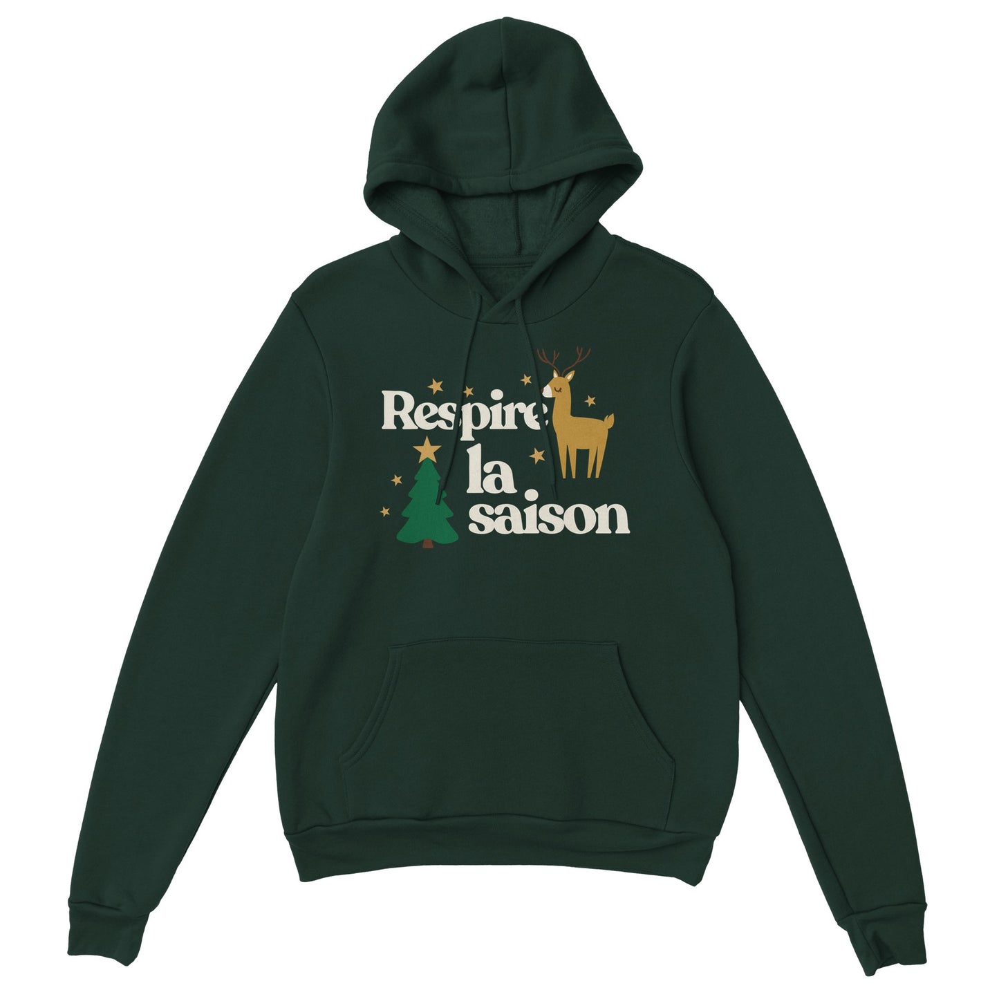 Respire la saison – Hoodie Noël Unisex-idée cadeau inspirante | Blancadeaux