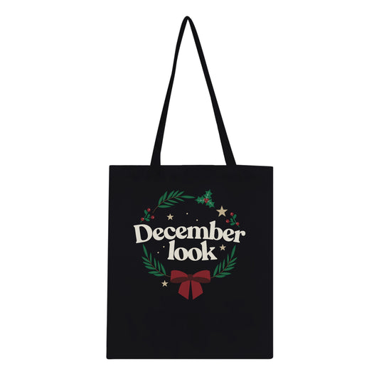 December look – Tote Bag Noël Unisex-idée cadeau inspirante | Blancadeaux