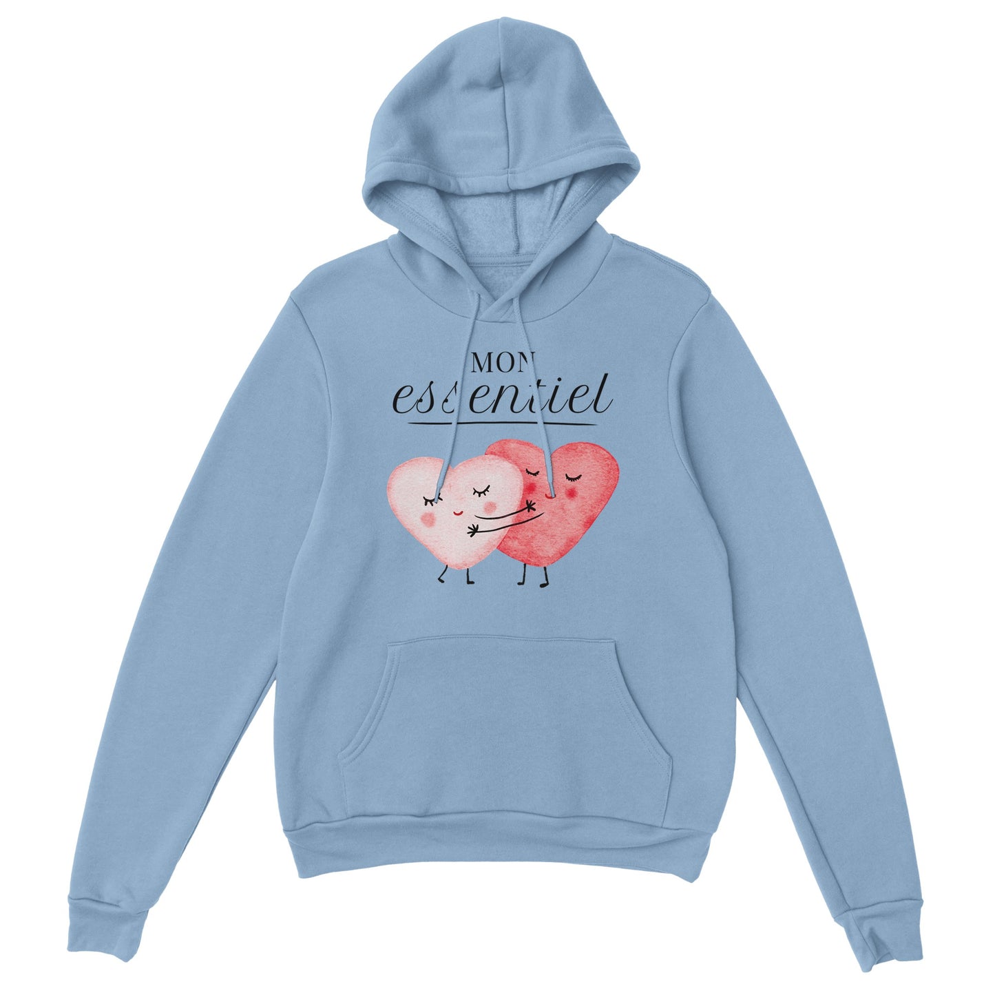 Mon essentiel – Hoodie Femme, Cadeau Saint-Valentin-idée cadeau inspirante | Blancadeaux