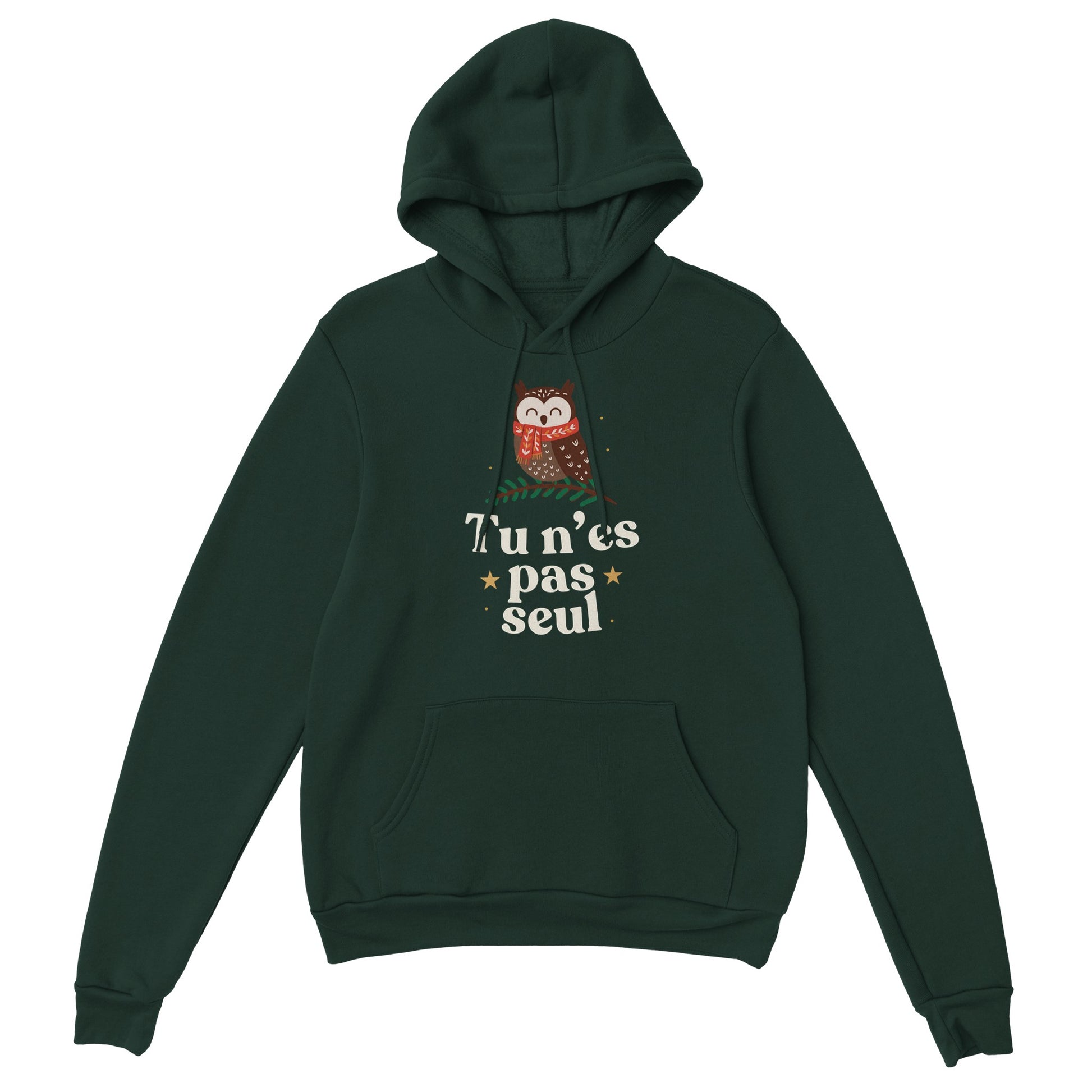 Tu n’es pas seul – Hoodie Noël Unisex-idée cadeau inspirante | Blancadeaux