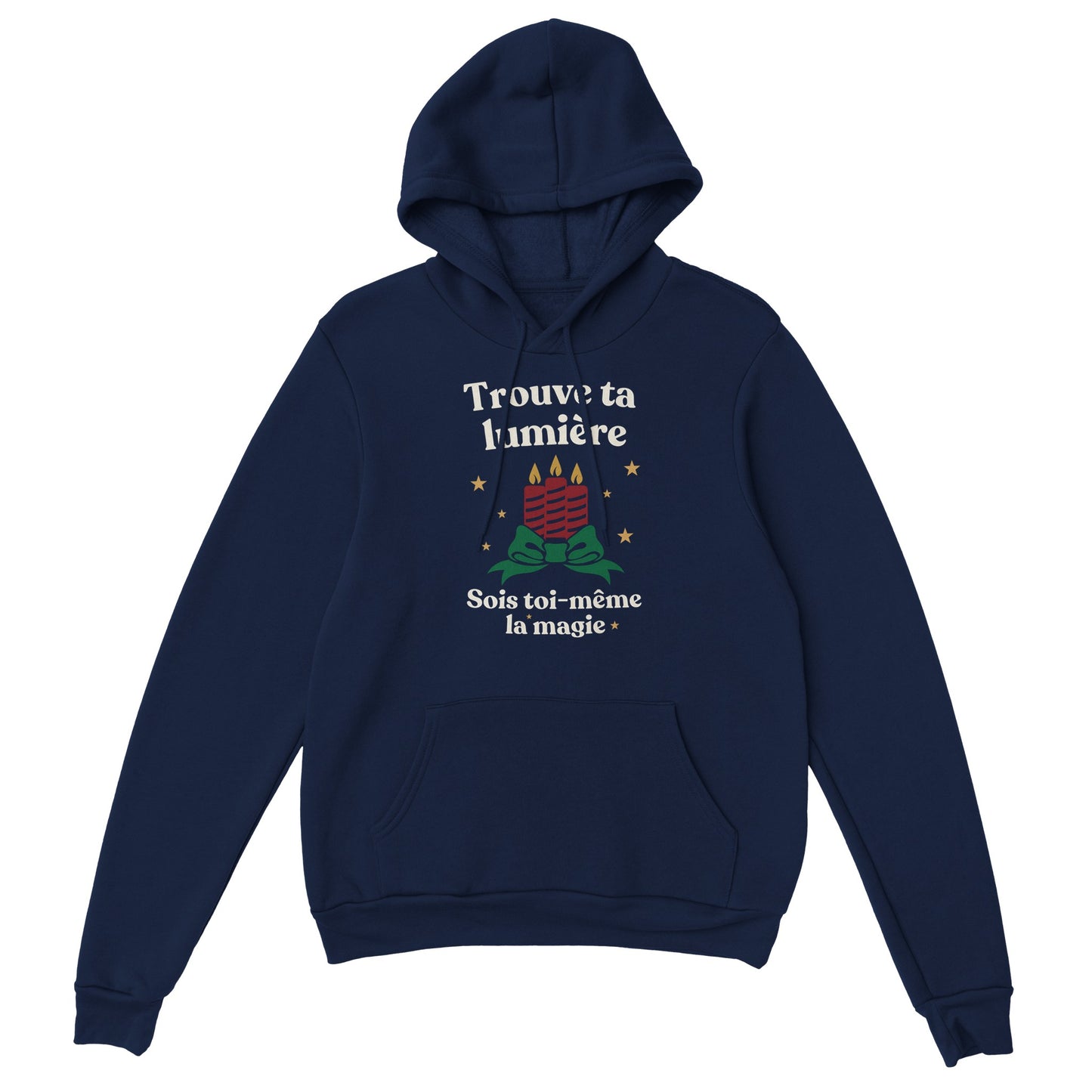 Trouve ta lumière – Hoodie Noël Unisex-idée cadeau inspirante | Blancadeaux