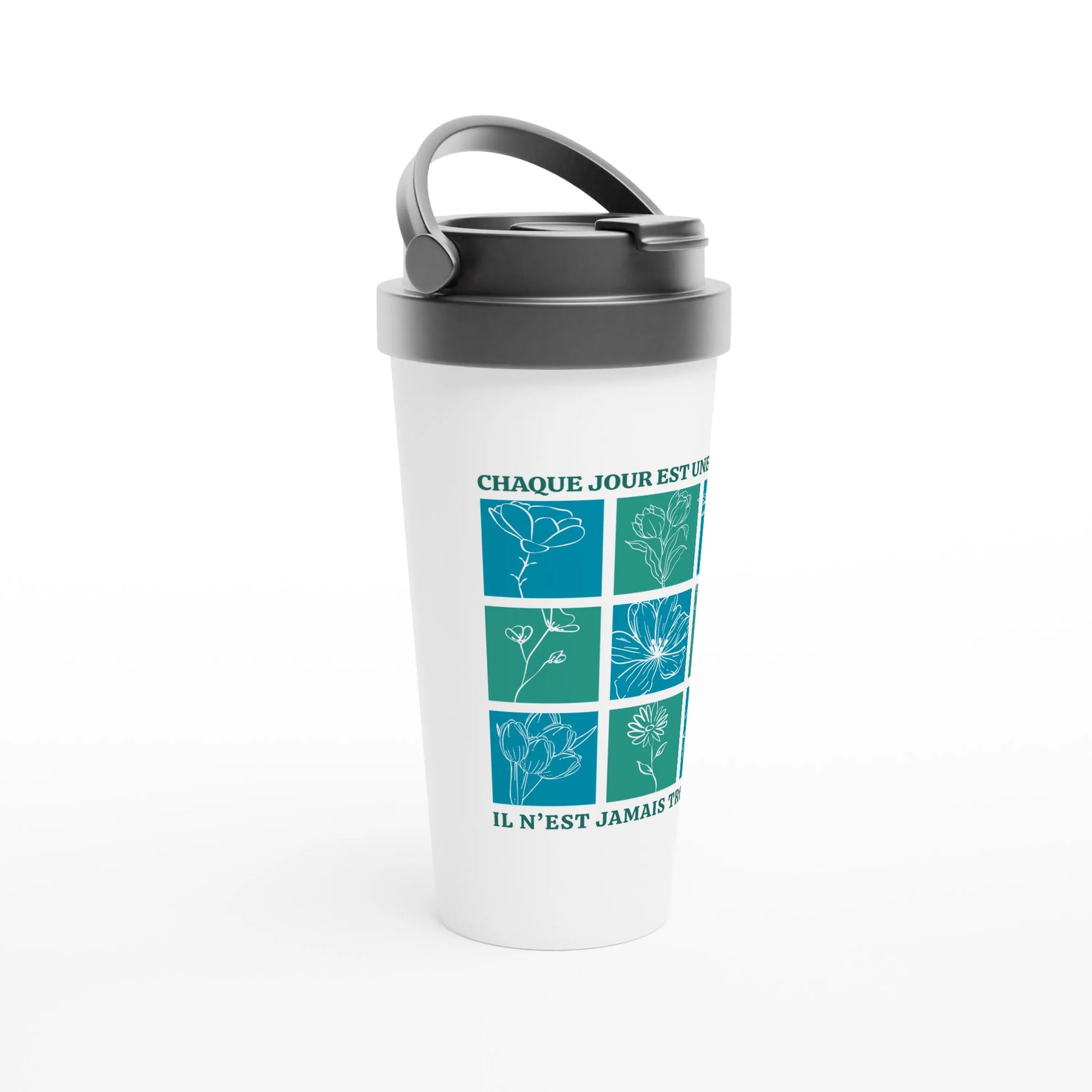 Chaque jour est une chance – Travel Mug Femme, Cadeau Femme-idée cadeau inspirante | Blancadeaux