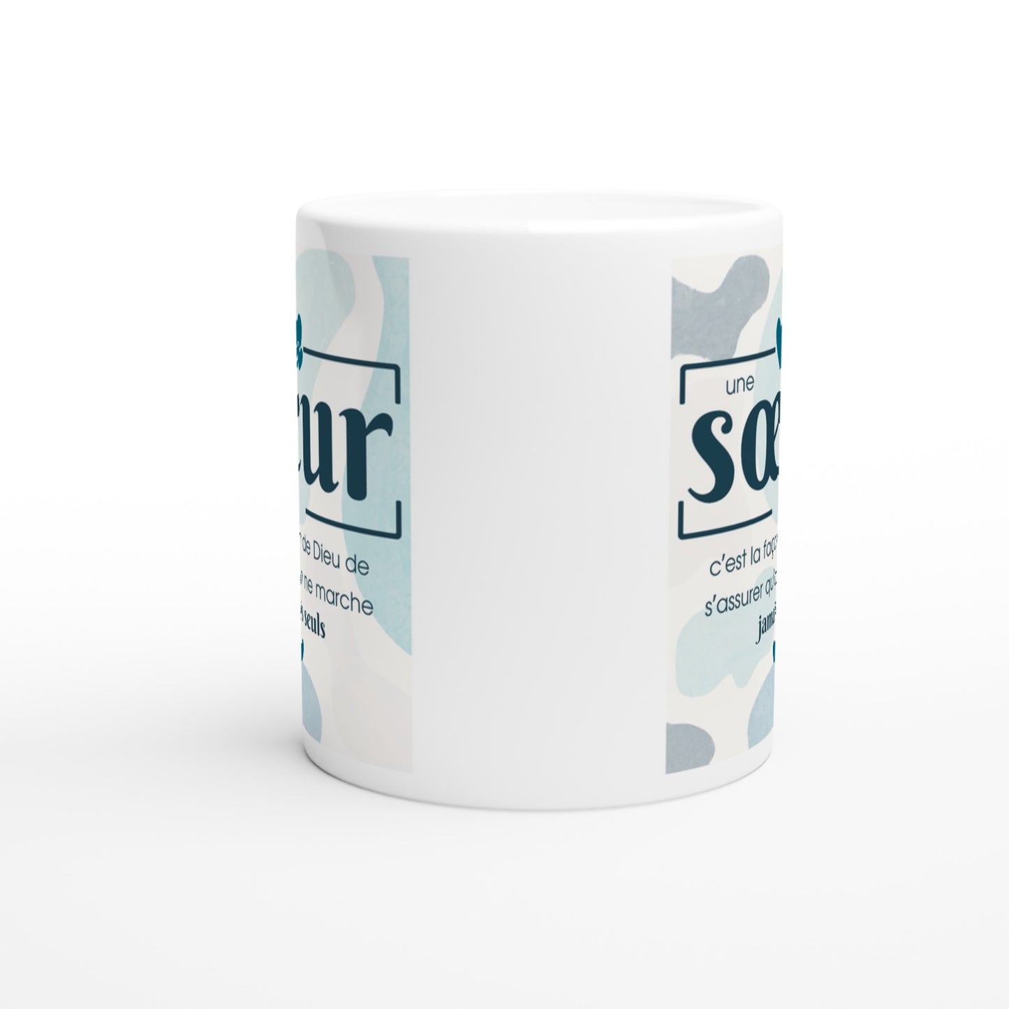 Une sœur, c’est la façon de Dieu – Mug Sœur, Cadeau Sœur-idée cadeau inspirante | Blancadeaux