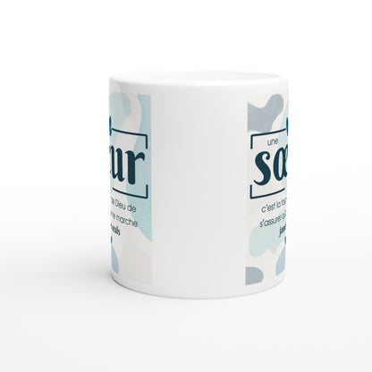 Une sœur, c’est la façon de Dieu – Mug Sœur, Cadeau Sœur-idée cadeau inspirante | Blancadeaux