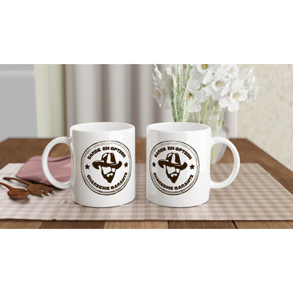 Barbe en option, charisme garanti – Mug Homme, Cadeau Homme-idée cadeau inspirante | Blancadeaux