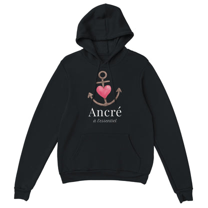 Ancré à l’essentiel – Hoodie Homme, Cadeau Saint-Valentin-idée cadeau inspirante | Blancadeaux