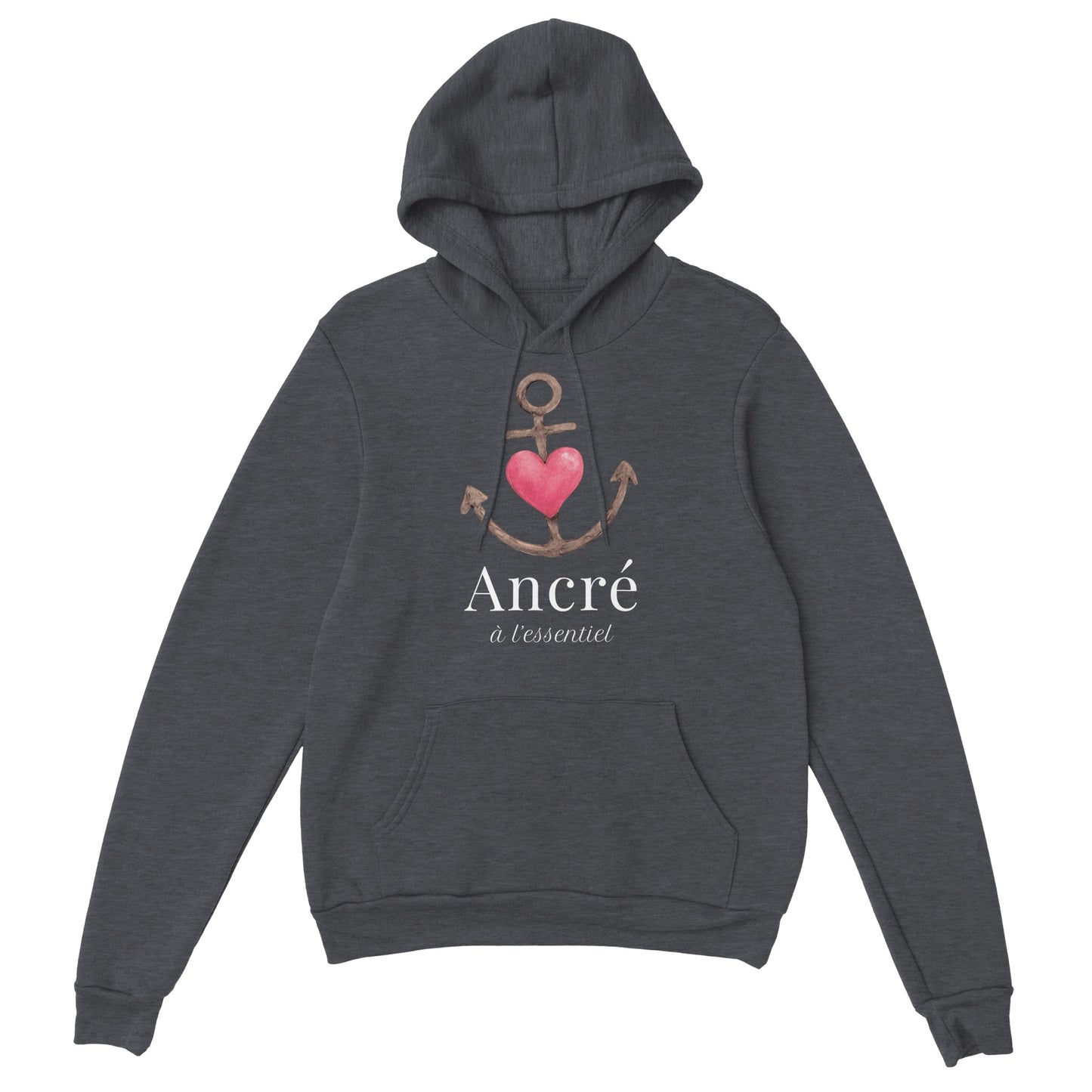 Ancré à l’essentiel – Hoodie Homme, Cadeau Saint-Valentin-idée cadeau inspirante | Blancadeaux