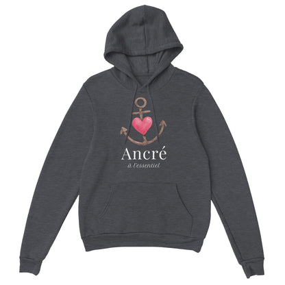 Ancré à l’essentiel – Hoodie Homme, Cadeau Saint-Valentin-idée cadeau inspirante | Blancadeaux