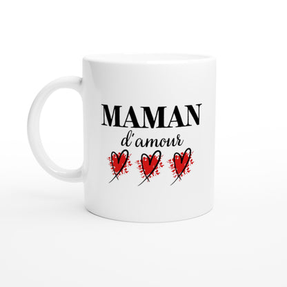 Maman d’amour – Mug Maman, Cadeau Maman-idée cadeau inspirante | Blancadeaux