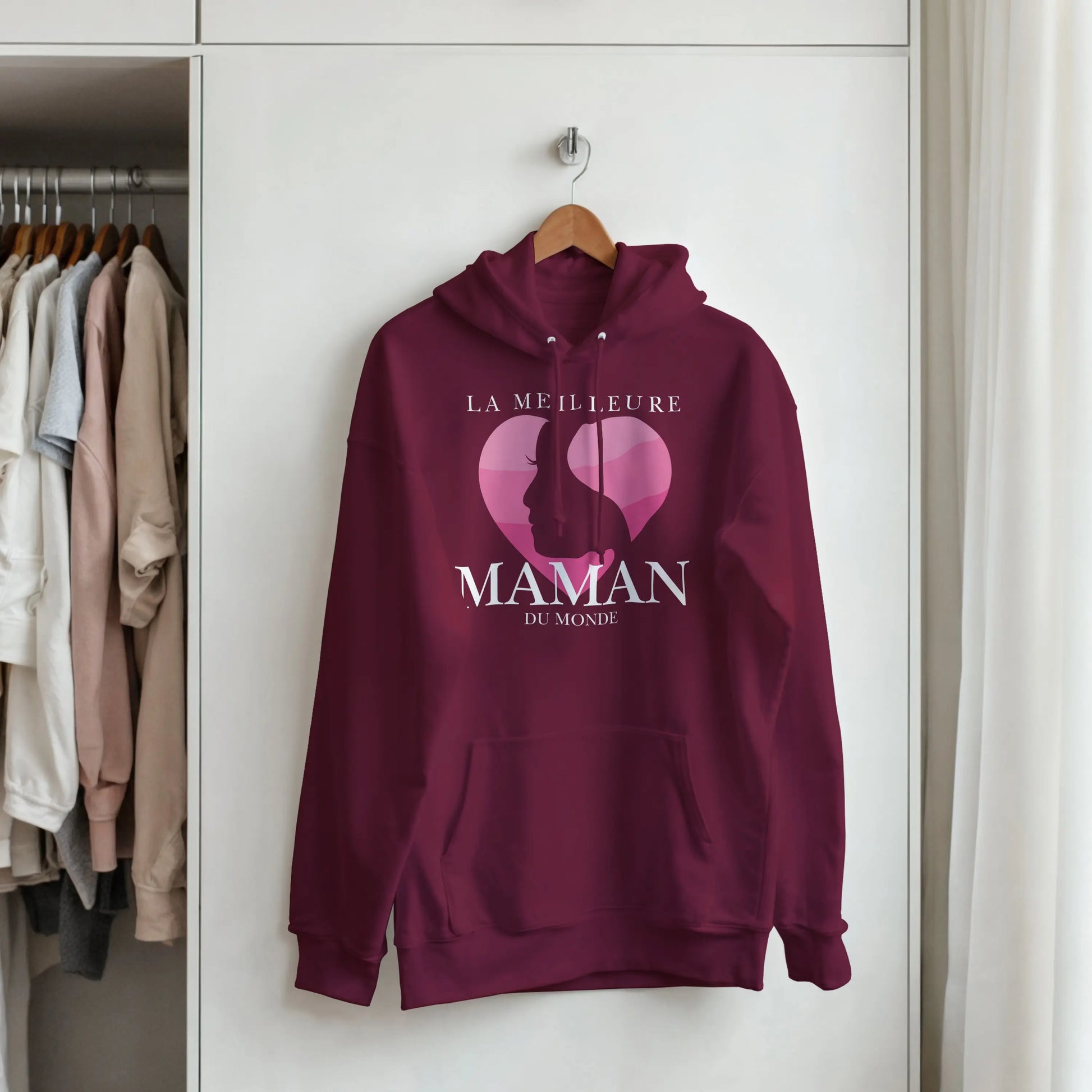 La Meilleure Maman du Monde – Hoodie Maman, Cadeau Maman-idée cadeau inspirante | Blancadeaux