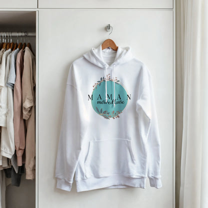 Maman Merveilleuse – Hoodie Maman, Cadeau Maman-idée cadeau inspirante | Blancadeaux