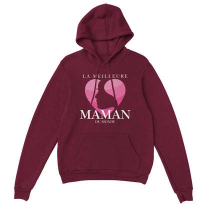 La Meilleure Maman du Monde – Hoodie Maman, Cadeau Maman-idée cadeau inspirante | Blancadeaux