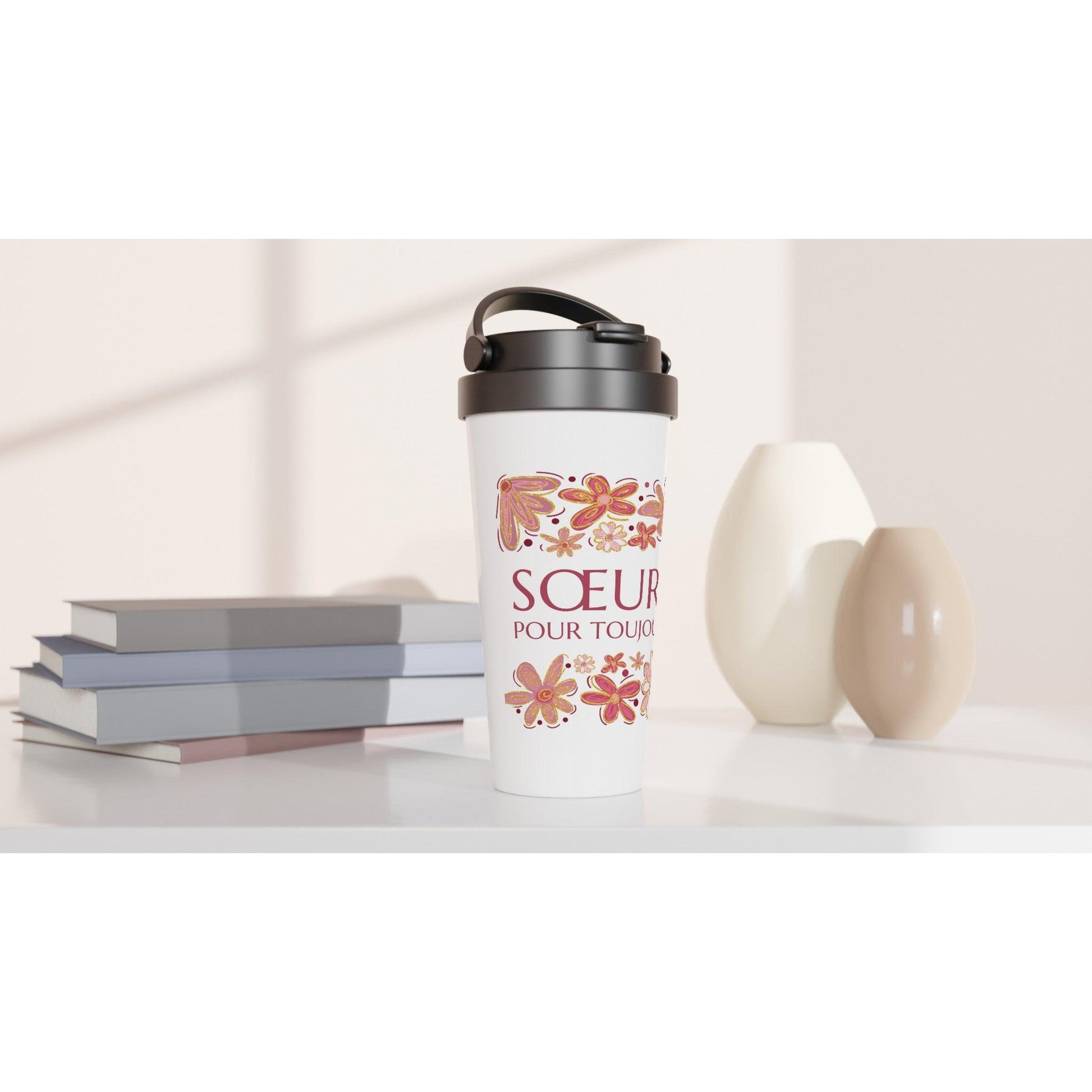 Sœurs Pour Toujours – Travel Mug Sœur, Cadeau Sœur-idée cadeau inspirante | Blancadeaux