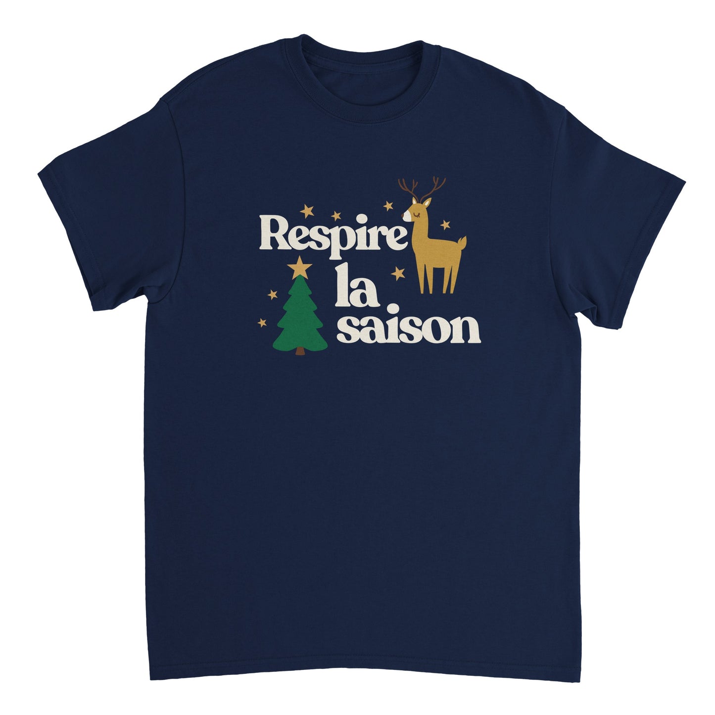 Respire la saison – T-shirt Noël Unisex-idée cadeau inspirante | Blancadeaux