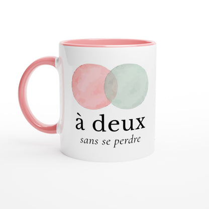 À deux, sans se perdre – Mug, Cadeau Saint-Valentin-idée cadeau inspirante | Blancadeaux