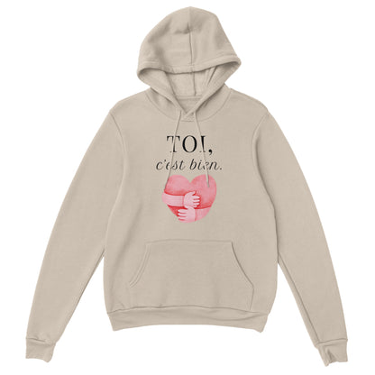TOI, c’est bien – Hoodie Unisex, Cadeau Saint-Valentin-idée cadeau inspirante | Blancadeaux