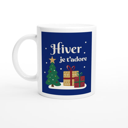 Hiver, je t’adore – Mug Noël Unisex-idée cadeau inspirante | Blancadeaux