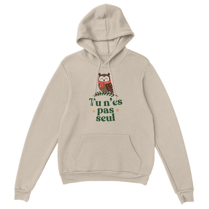 Tu n’es pas seul – Hoodie Noël Unisex-idée cadeau inspirante | Blancadeaux