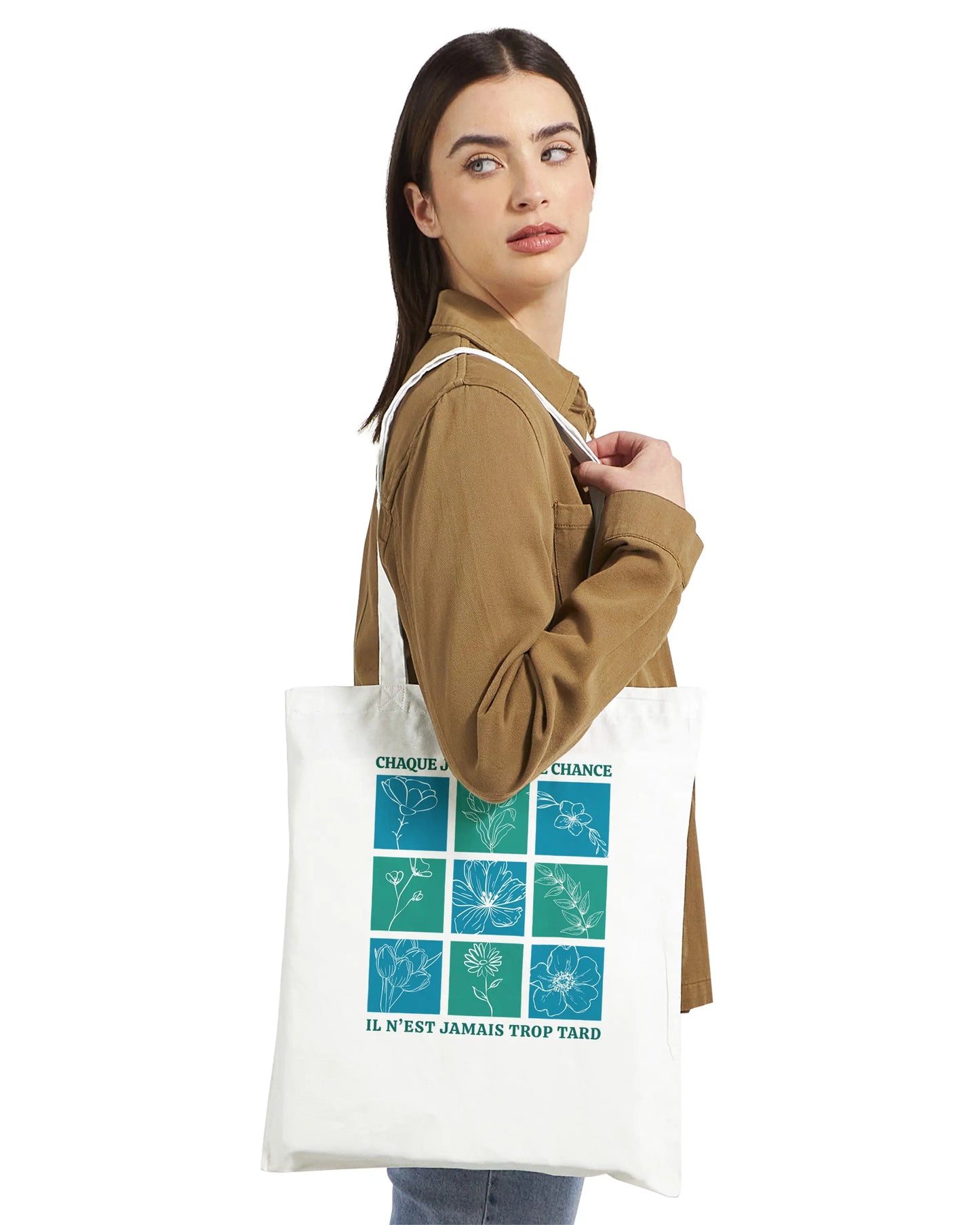 Chaque jour est une chance – Tote Bag Femme, Cadeau Femme-idée cadeau inspirante | Blancadeaux