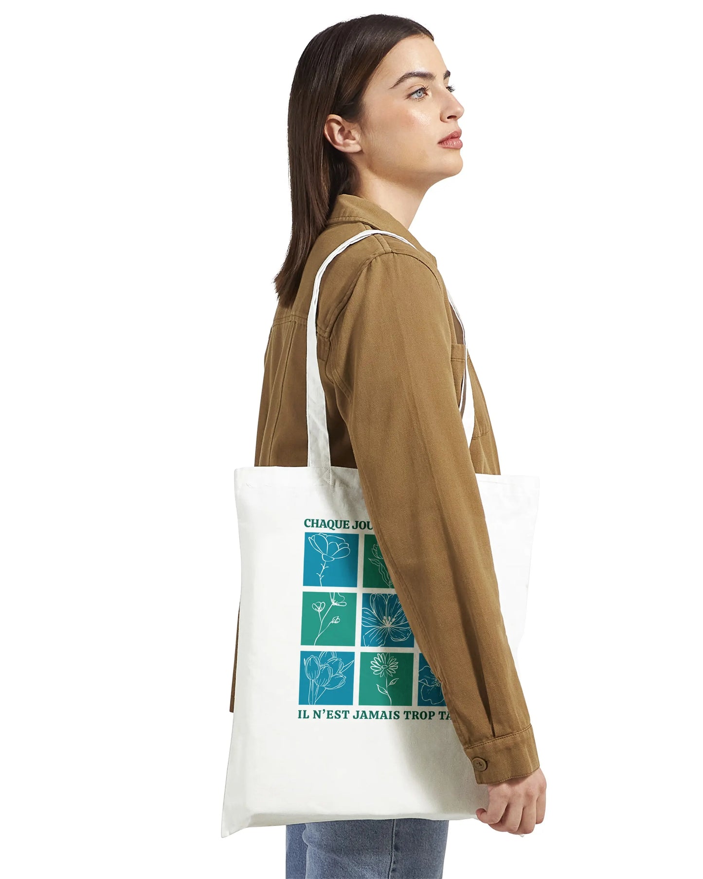 Chaque jour est une chance – Tote Bag Femme, Cadeau Femme-idée cadeau inspirante | Blancadeaux