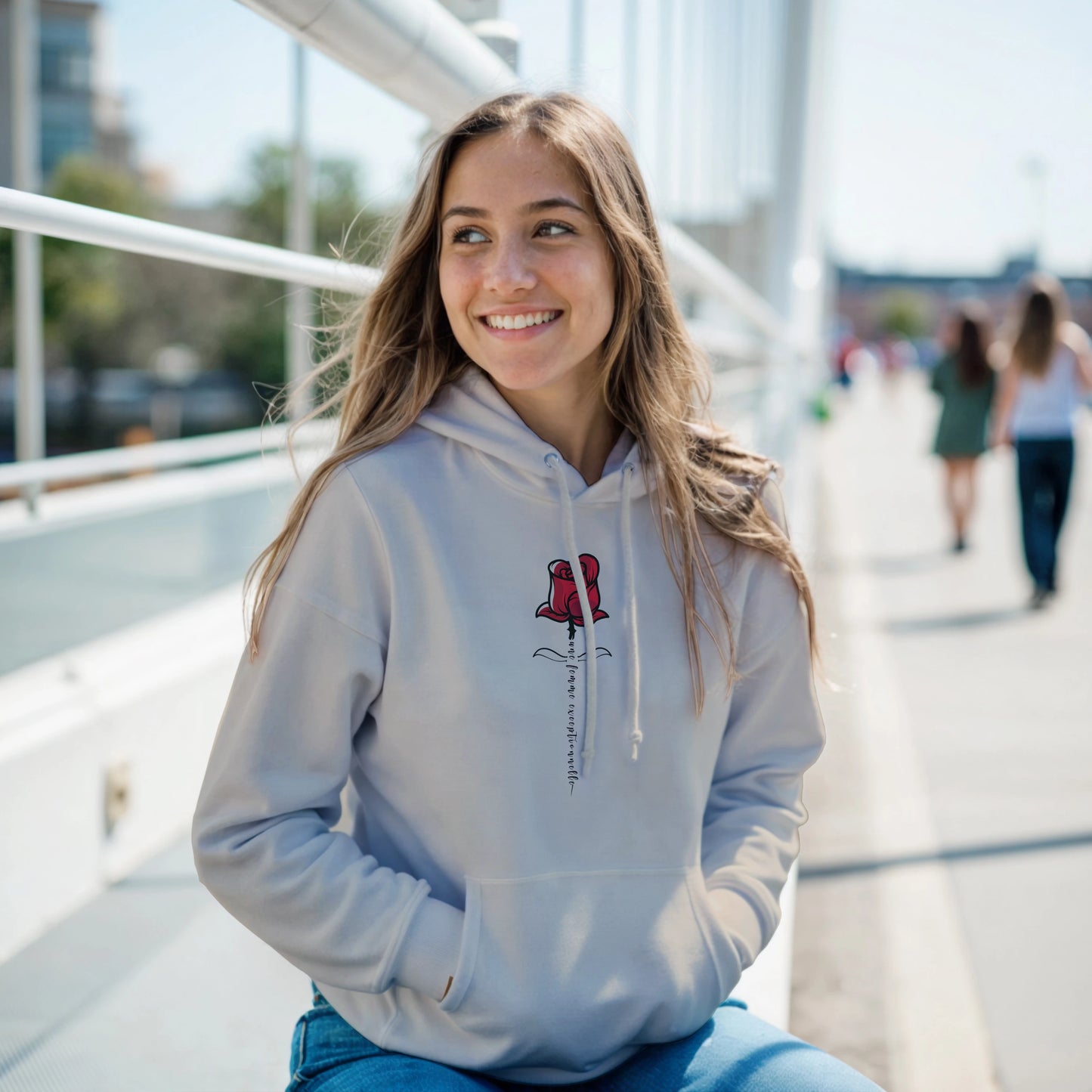 Une Femme Exceptionnelle – Hoodie Femme, Cadeau Femme-idée cadeau inspirante | Blancadeaux