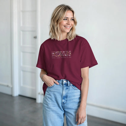 Semez l’amour, récoltez la joie – T-shirt Femme, Cadeau Femme-idée cadeau inspirante | Blancadeaux