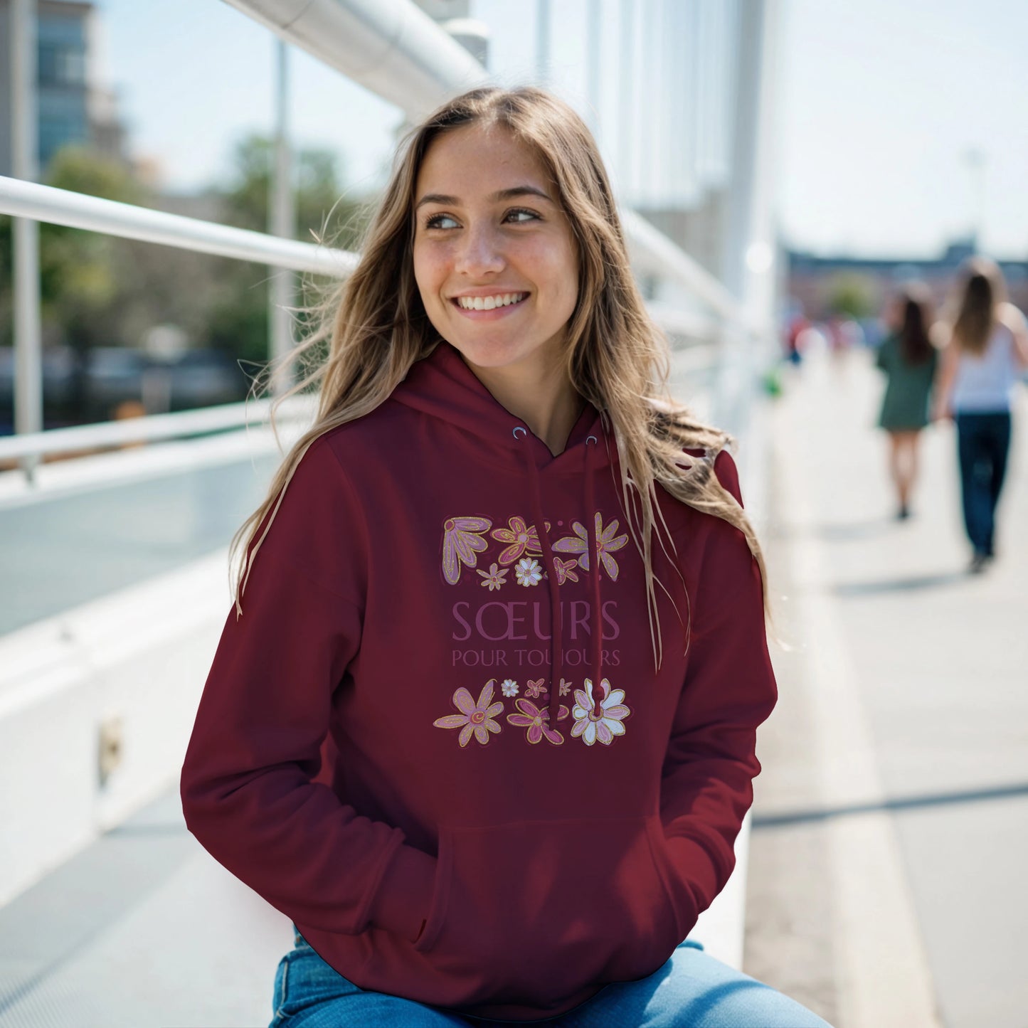 Sœurs Pour Toujours – Hoodie Sœur, Cadeau Sœur-idée cadeau inspirante | Blancadeaux
