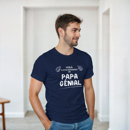 Voilà à quoi Ressemble un Papa Génial – T-shirt Papa, Cadeau Papa-idée cadeau inspirante | Blancadeaux