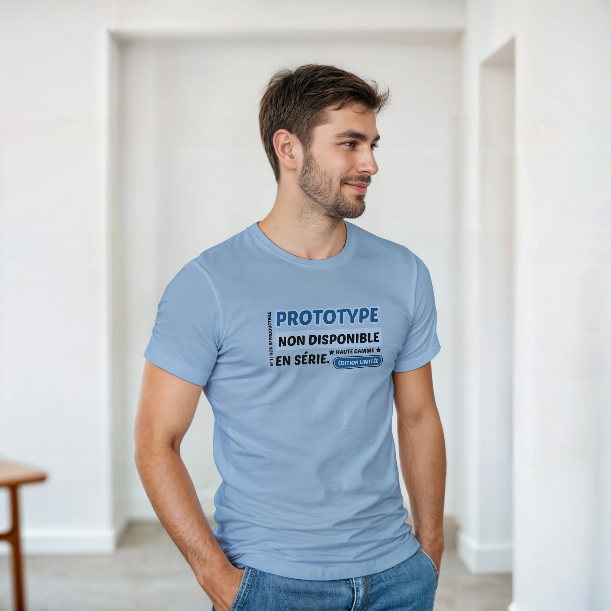 Prototype non disponible en série – T-shirt Homme, Cadeau Homme-idée cadeau inspirante | Blancadeaux
