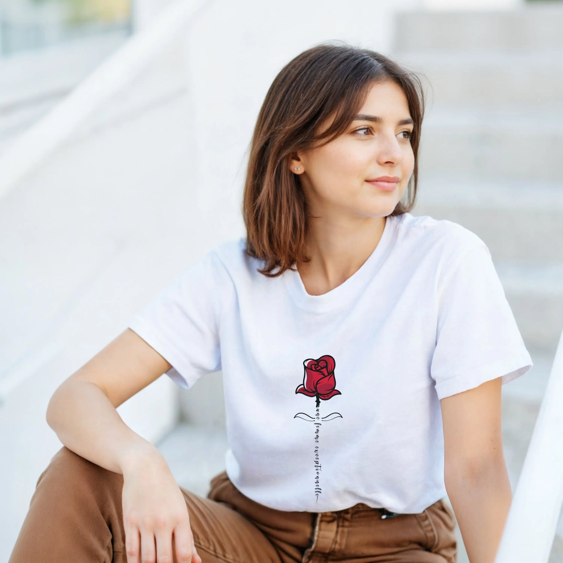Une Femme Exceptionnelle – T-shirt Femme, Cadeau Femme-idée cadeau inspirante | Blancadeaux