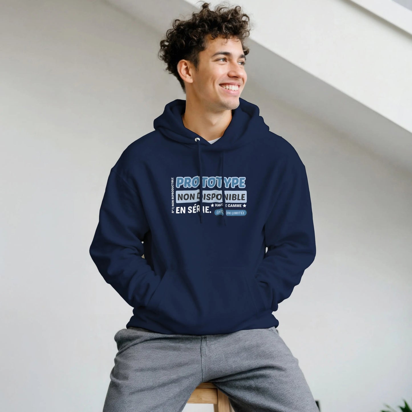Prototype non disponible – Hoodie Homme, Cadeau Homme-idée cadeau inspirante | Blancadeaux