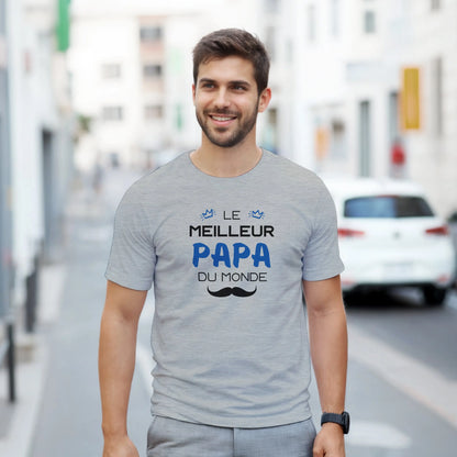 Le Meilleur Papa du Monde – T-shirt Papa, Cadeau Papa-idée cadeau inspirante | Blancadeaux