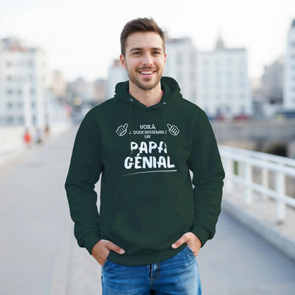 Voilà à quoi Ressemble un Papa Génial – Hoodie Papa, Cadeau Papa-idée cadeau inspirante | Blancadeaux