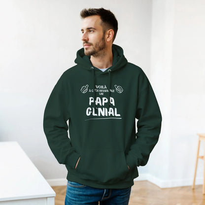 Voilà à quoi Ressemble un Papa Génial – Hoodie Papa, Cadeau Papa-idée cadeau inspirante | Blancadeaux