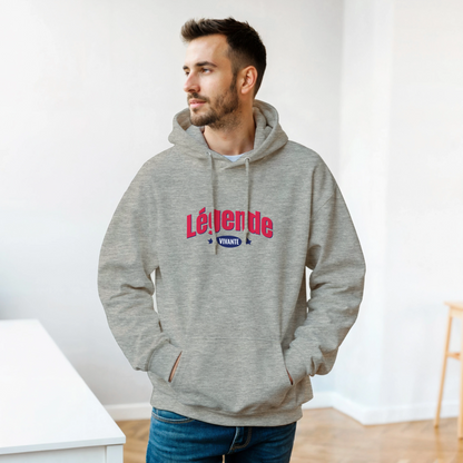 Légende Vivante – Hoodie Homme, Cadeau Homme-idée cadeau inspirante | Blancadeaux