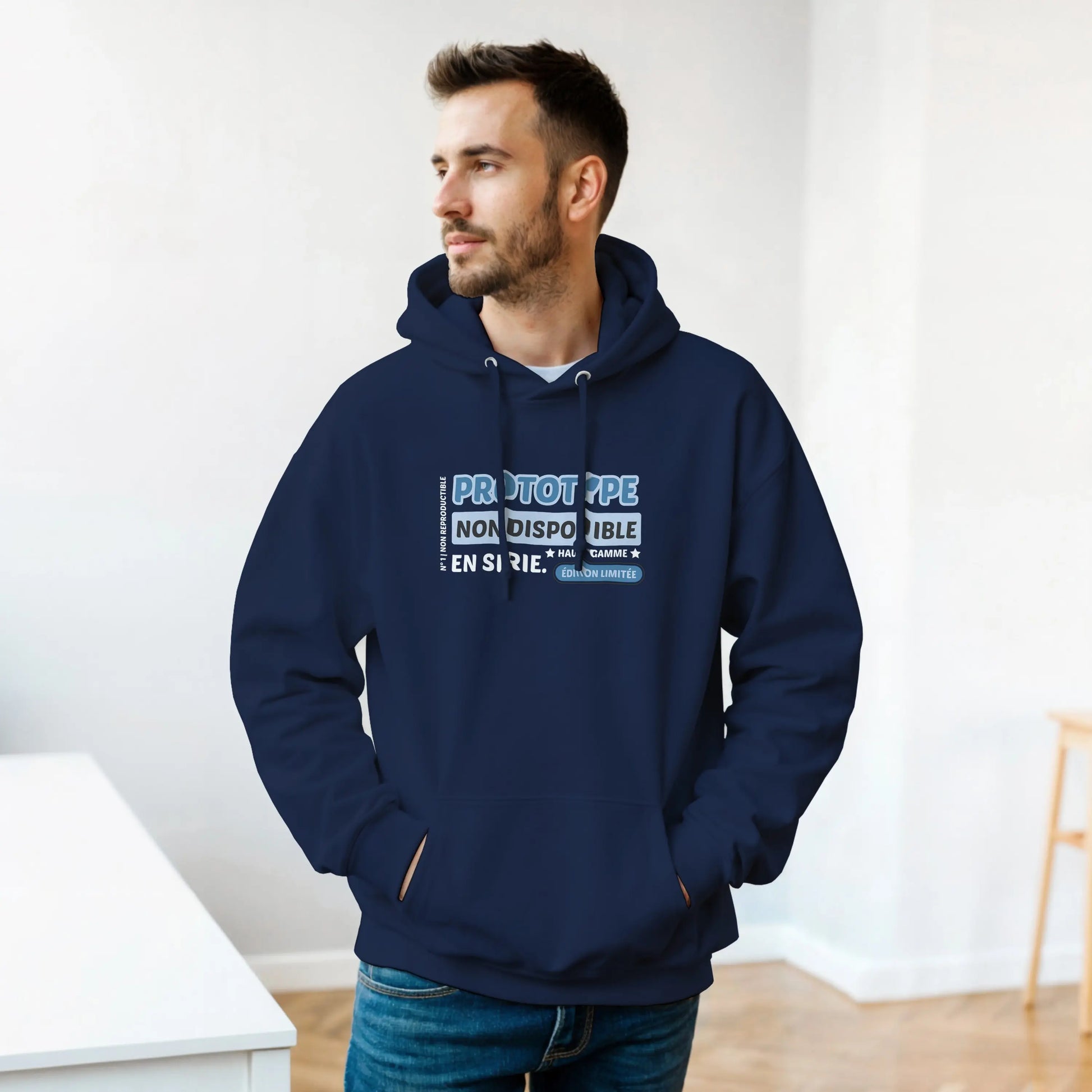 Prototype non disponible – Hoodie Homme, Cadeau Homme-idée cadeau inspirante | Blancadeaux