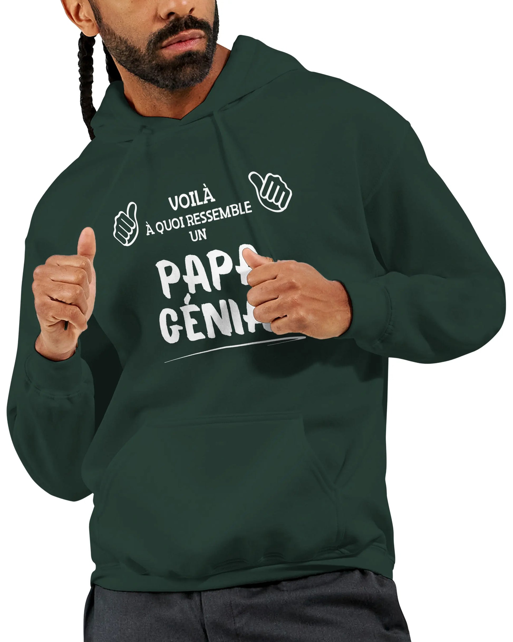 Voilà à quoi Ressemble un Papa Génial – Hoodie Papa, Cadeau Papa-idée cadeau inspirante | Blancadeaux