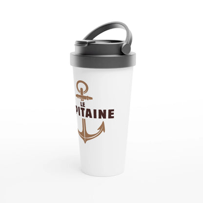 Le capitaine – Travel Mug Homme, Cadeau Homme-idée cadeau inspirante | Blancadeaux