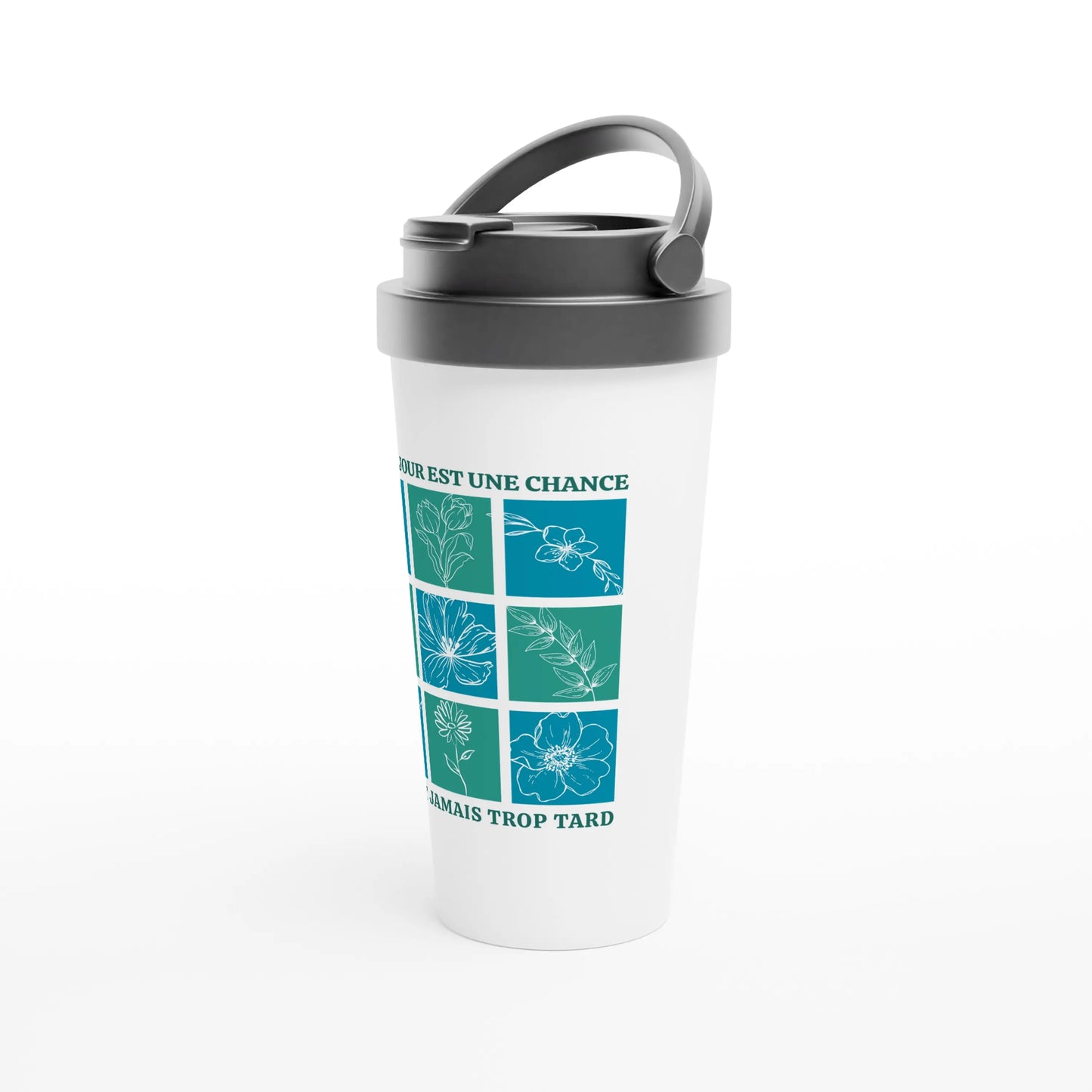 Chaque jour est une chance – Travel Mug Femme, Cadeau Femme-idée cadeau inspirante | Blancadeaux