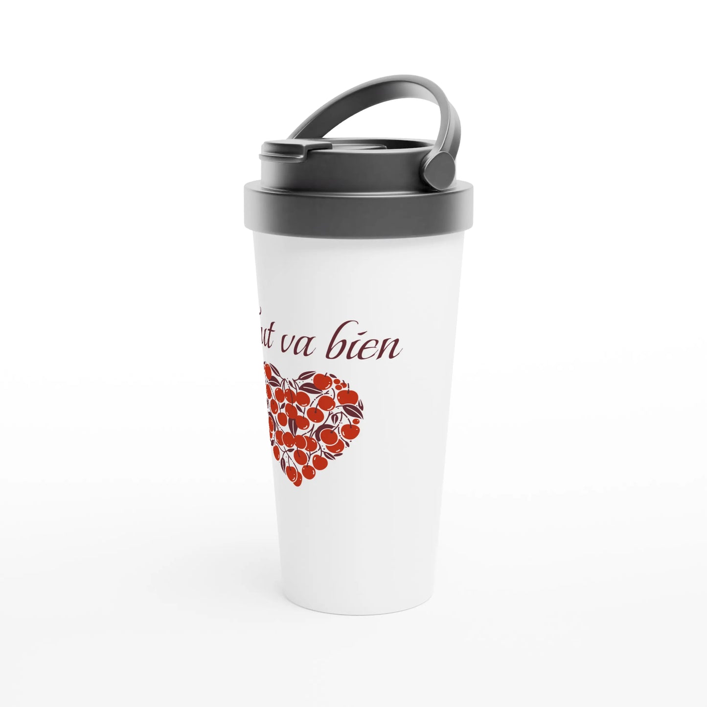 Tout va bien – Travel Mug Femme, Cadeau Femme-idée cadeau inspirante | Blancadeaux